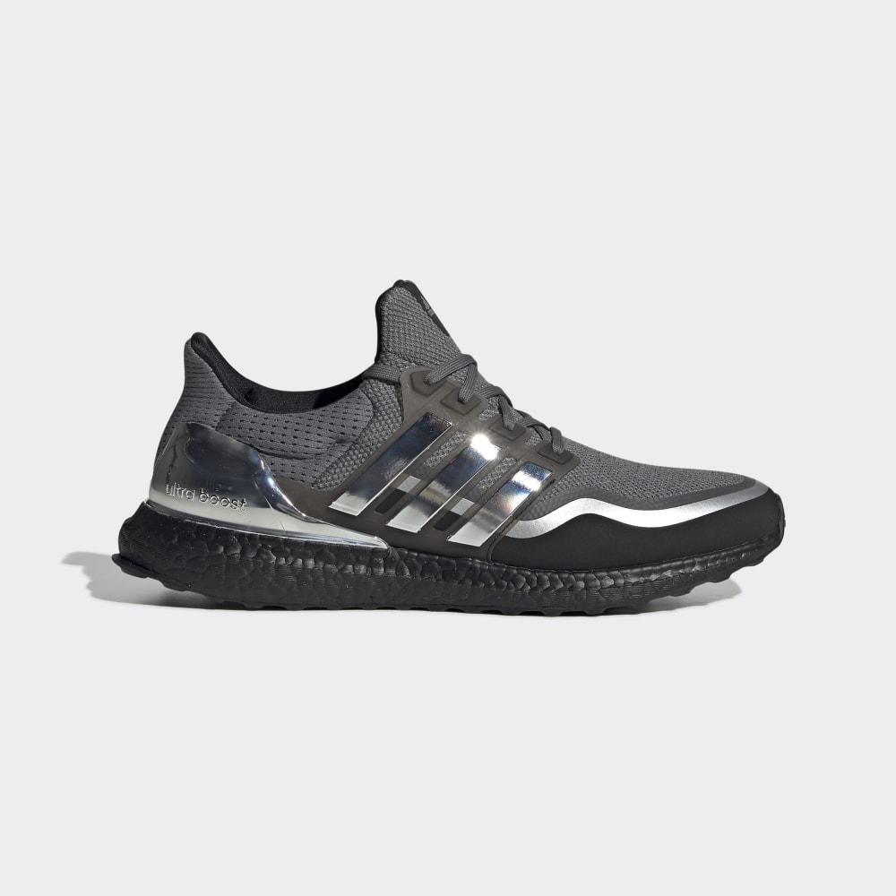 Adidas Men's Ultraboost Running Shoes Grey/Silver Metal/Black Ireland EG8103